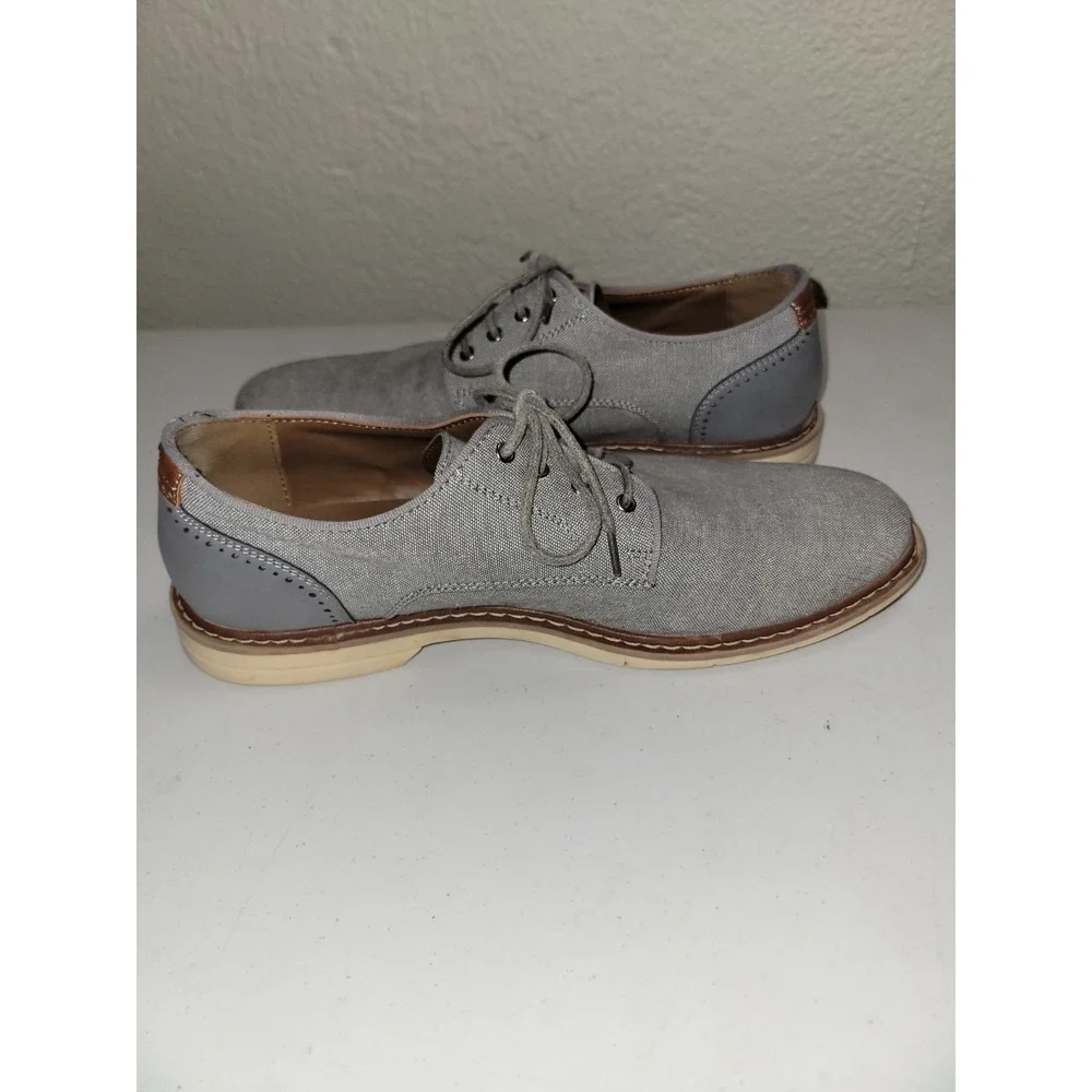 Madden‎ Oxford Shoes Men's 9.5M Julian Dress Plain Toe Lace Up Gray